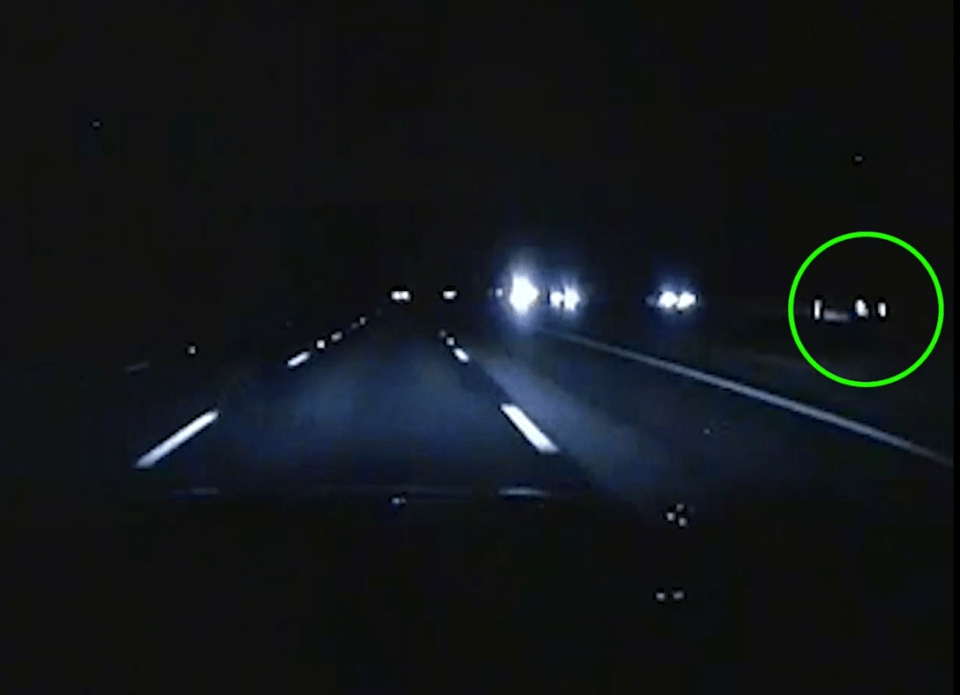 The 'selfish' driver failed to slow down as he swerved past oncoming cars