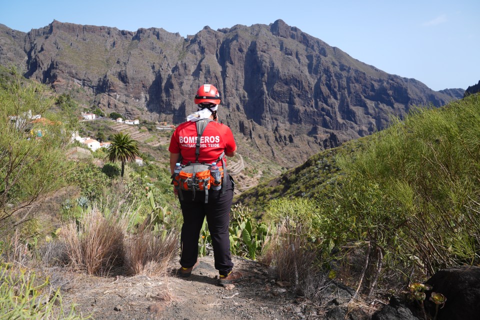 Firefighters are continuing the search today near Masca in northern Tenerife