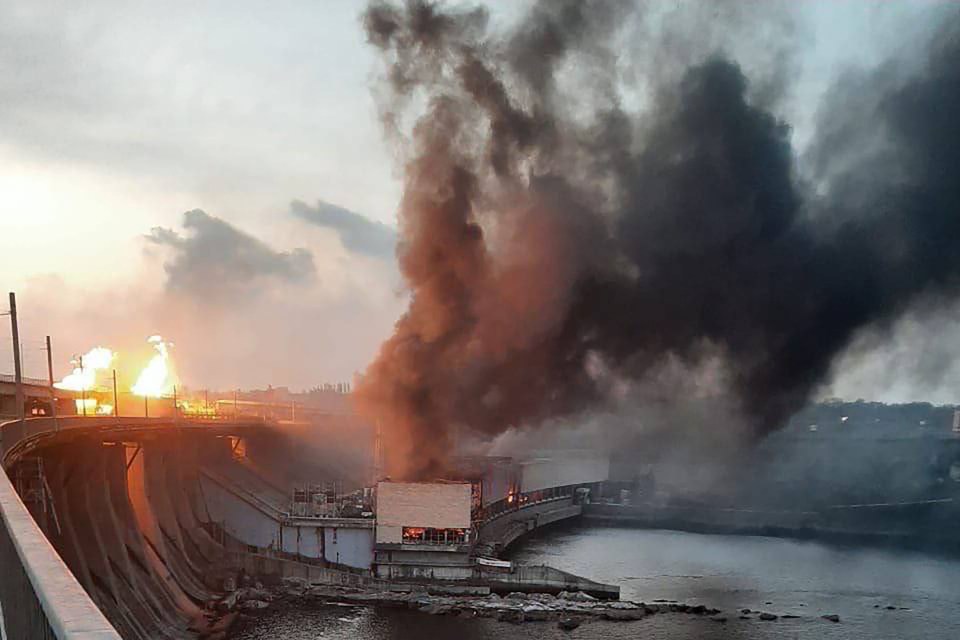 The Dnipro plant was hit before by Russian forces on March 22