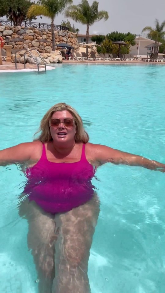 Gemma Collins swimsuit taken from instagram without permission //www.instagram.com/p/C8uFLOCqm33/?hl=en