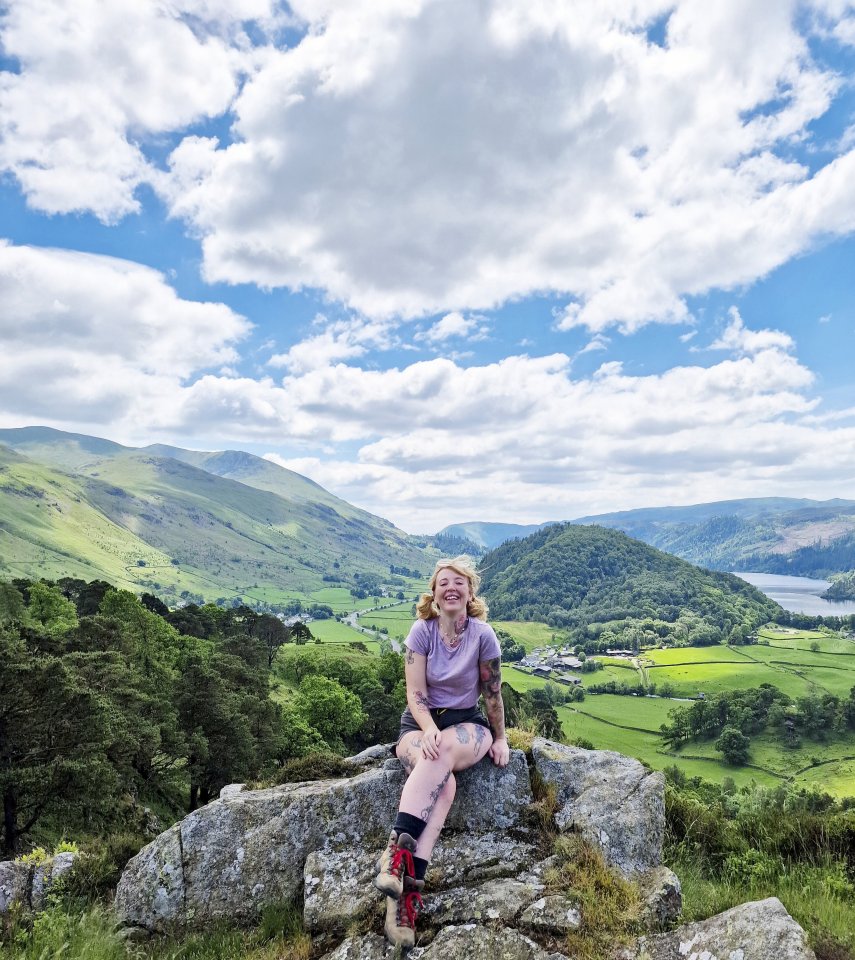 Kate Appleby in the Lake District. Photo released June 25 2024. Illegal campers have been frustrating inhabitants of the Lake District by fly tipping and scorching the earth with BBQs. Parties of wild campers are said to be venturing into the national park with the intention of drinking and eating outdoors before spending the night in tents. The Lake District National Park Authority insists that wild camping is not technically permitted anywhere in the Lake District without permission from private landowners. Those who live nearby have become fed up with the fly campers ditching all their rubbish and displaying antisocial behaviour. .