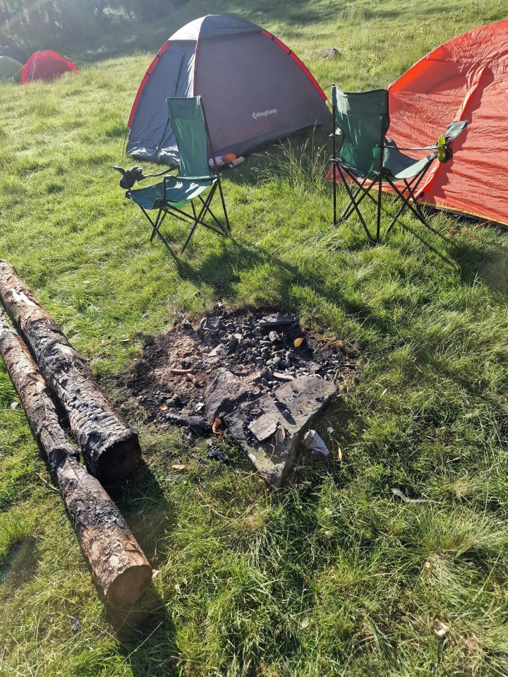 Scorched earth from camper in the Lake District. Photo released June 25 2024. Illegal campers have been frustrating inhabitants of the Lake District by fly tipping and scorching the earth with BBQs. Parties of wild campers are said to be venturing into the national park with the intention of drinking and eating outdoors before spending the night in tents. The Lake District National Park Authority insists that wild camping is not technically permitted anywhere in the Lake District without permission from private landowners. Those who live nearby have become fed up with the fly campers ditching all their rubbish and displaying antisocial behaviour. .