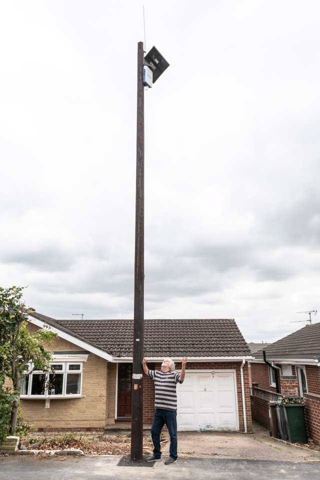 Philip rounded up local resident opposition to the pole and presented it to the local council