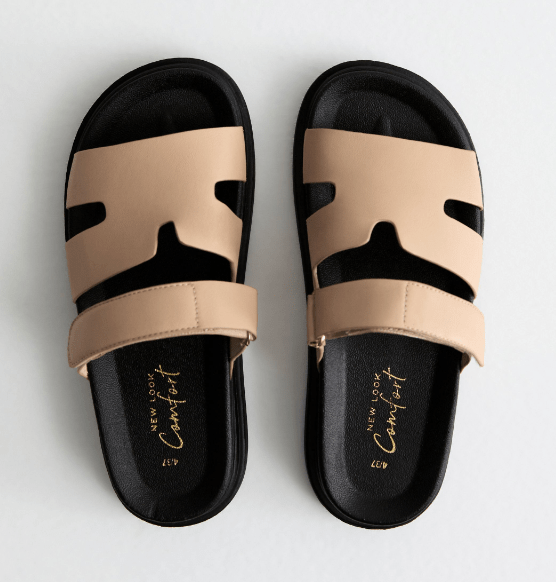 Can you tell the difference between Hermes sandals and the New Look dupes?