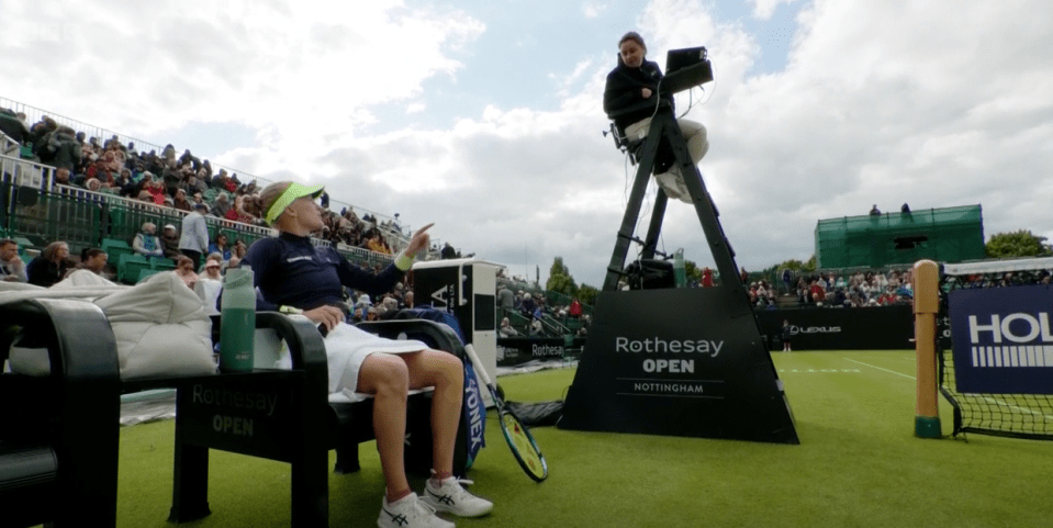 She bet the umpire £50k that her call was wrong