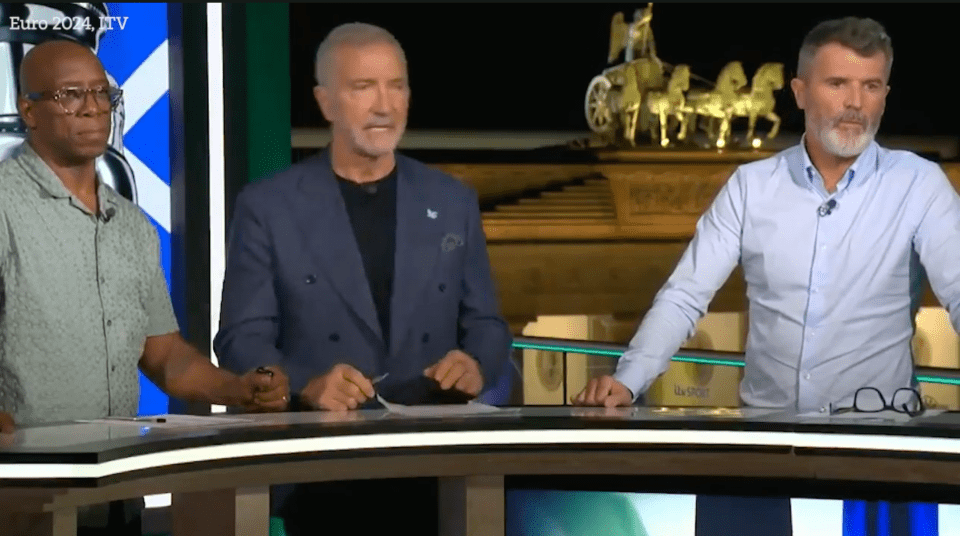 ITV pundits were left distracted by loud sirens after Germany's win over Scotland