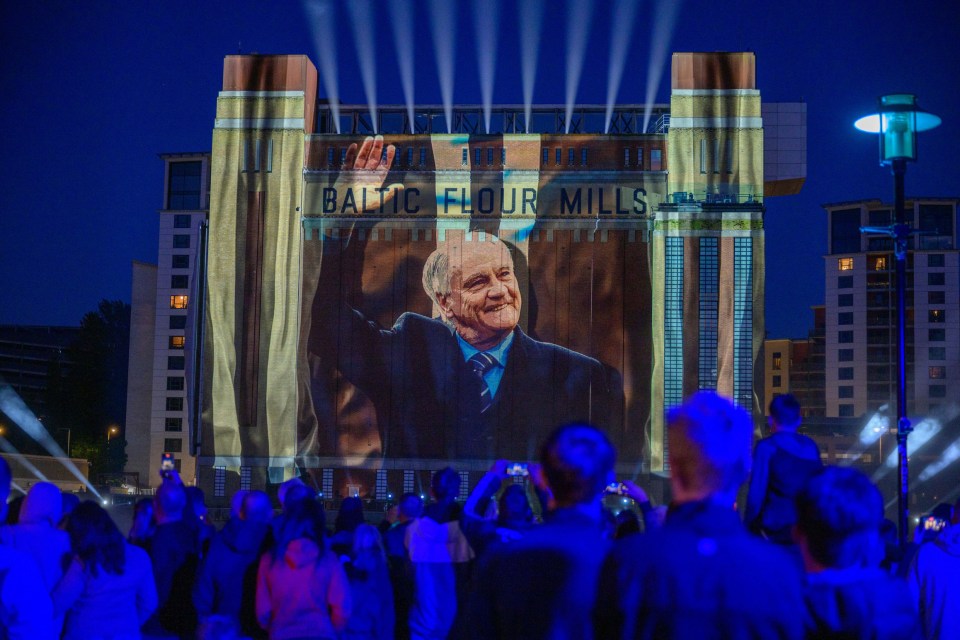 Sir Bobby Robson featured in the display