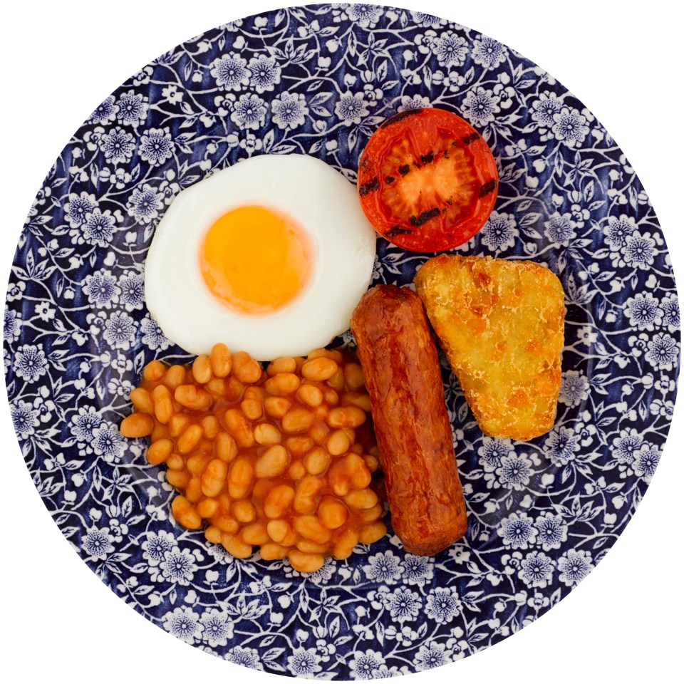 You can buy a small breakfast which comes with a fried egg, sausage and hash brown