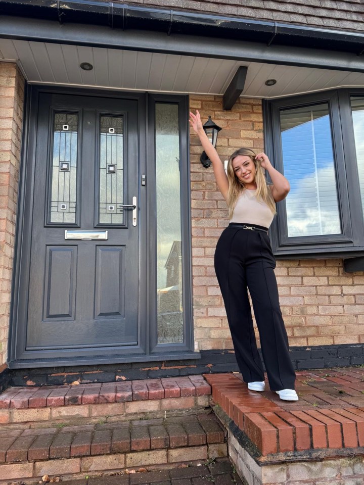 Soph Adams bought her first home at 26 for £250,000 using a deadline savings plan