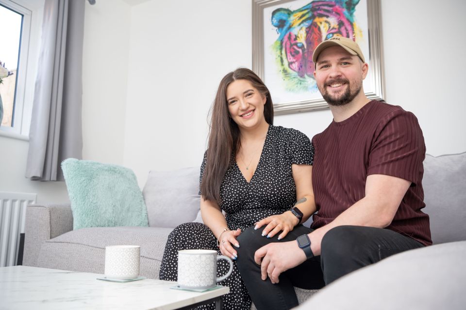 The couple pays £1,330 a month including mortgage and rent