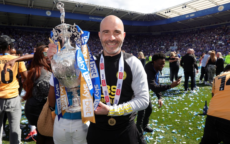 Enzo Maresca led Leicester to the Championship title this season