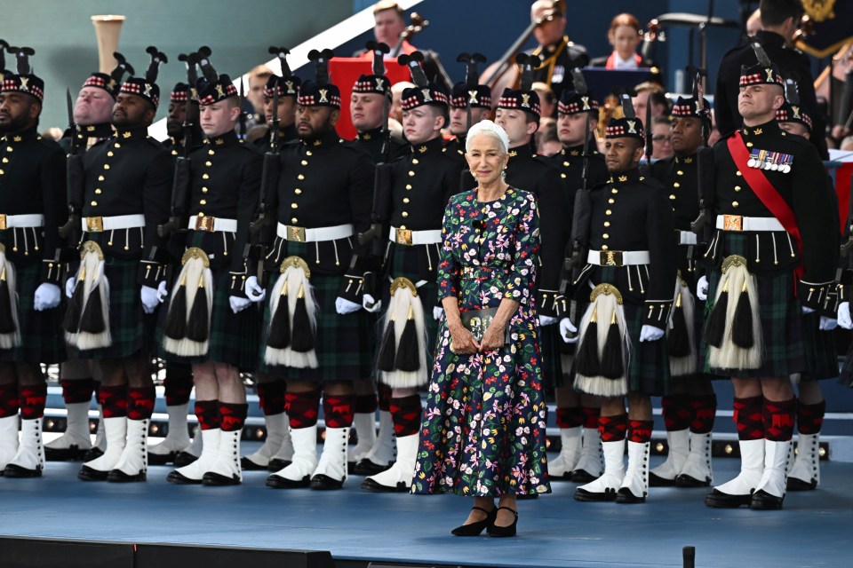 Dame Helen Mirren took to the stage and formally introduced the event