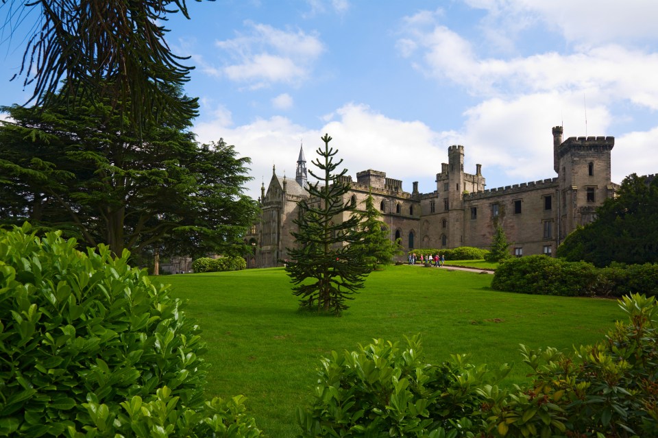 The grounds of the house were the original attraction at Alton Towers