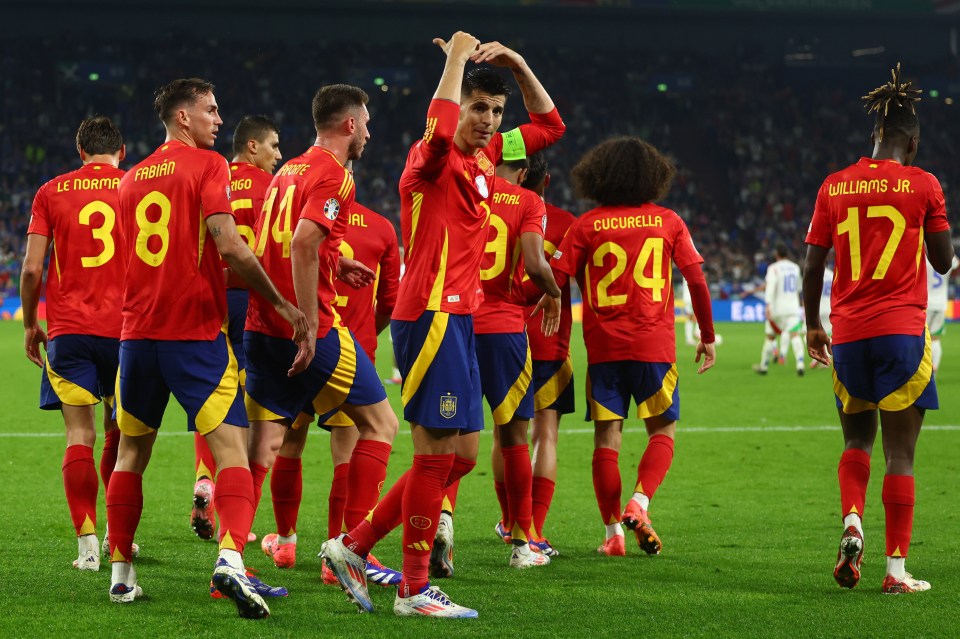 Spain have been a class above in Group B