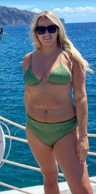 Jayne told Gemma she looked like 'a beached whale' in her green bikini