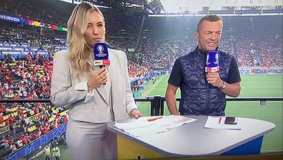 Lothar Matthaus, right, has caught the eye with his choice of outfits