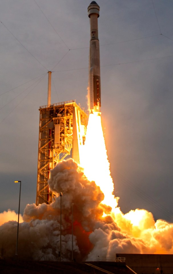 The Starliner launching for its second OFT mission in 2022