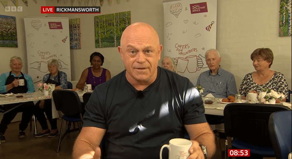 Jon and Sarah chatted to actor and broadcaster Ross Kemp during the episode