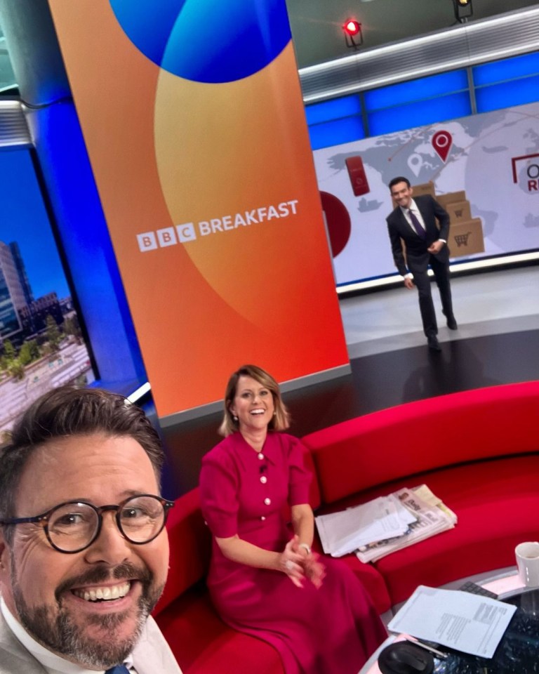 Jon Kay revealed that it is the one year anniversary of BBC Breakfast moving to Salford