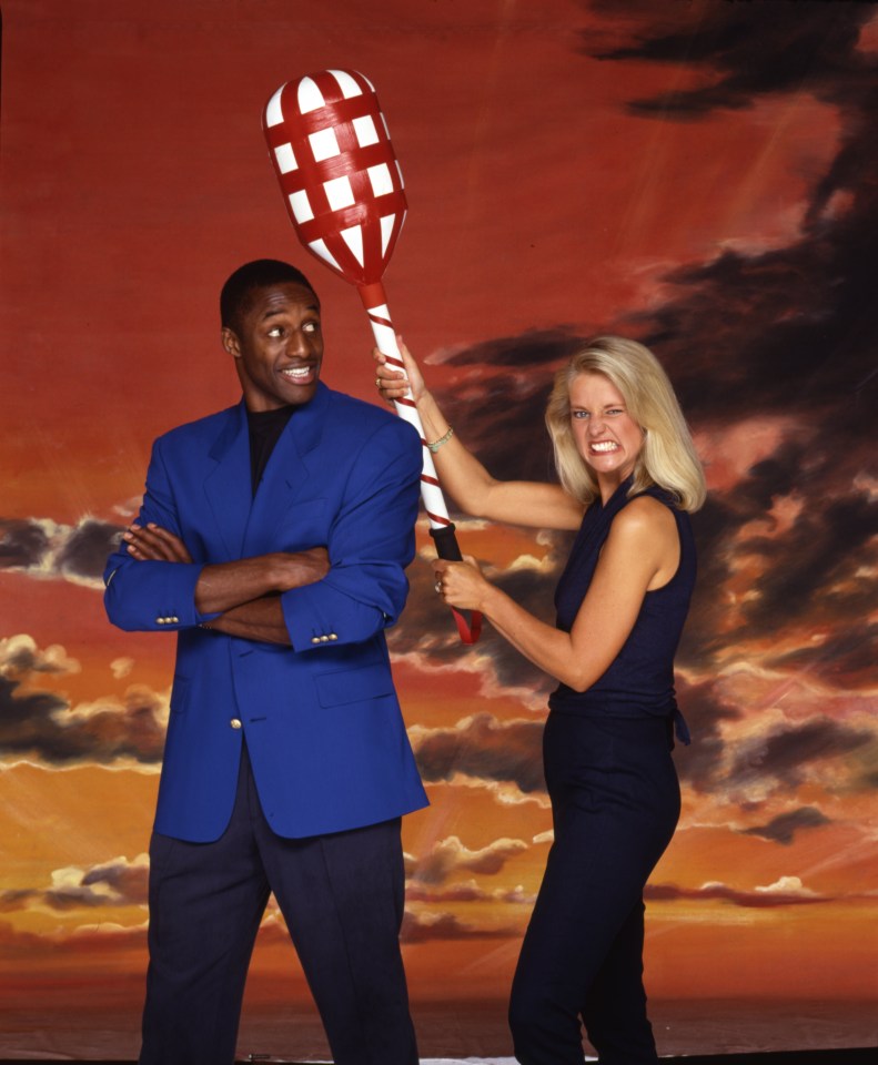 Gladiators, originally hosted by Ulrika Jonsson and John Fashanu, has been voted the UK’s favourite ever game show