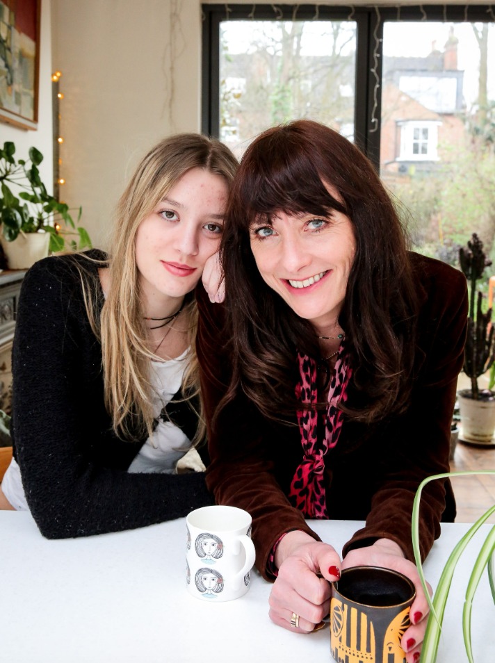 Her daughter Romy, pictured, sparked the business idea after struggling with maths at school