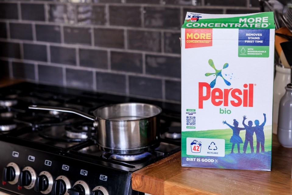 Bio washing powder was great for making saucepans shine