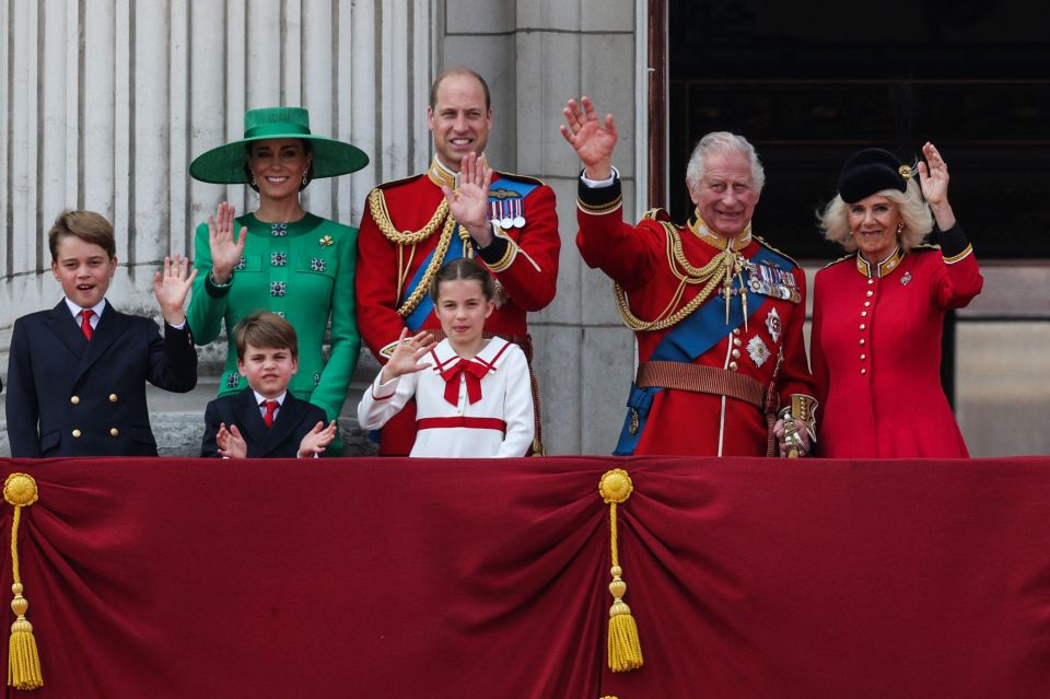 In 2023, King Charles was stood next to Prince William at Trooping the Colour