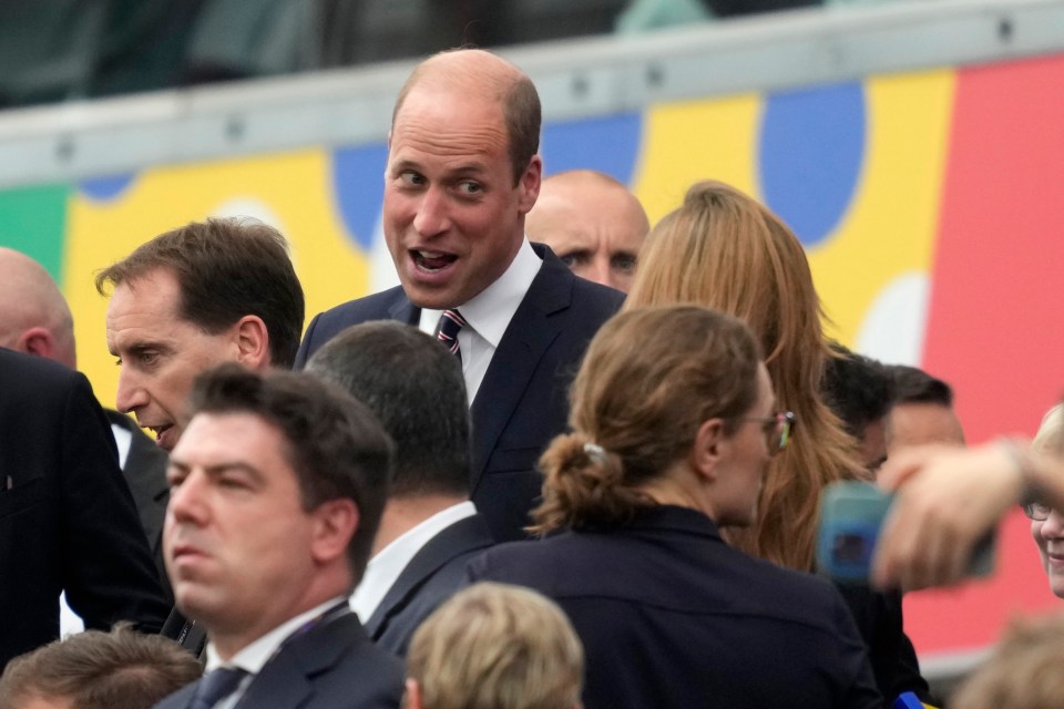 He was all smiles as he arrived for the clash between England and Denmark