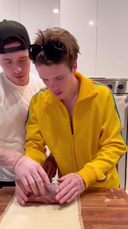 It came after Brooklyn was slammed for his latest cooking video