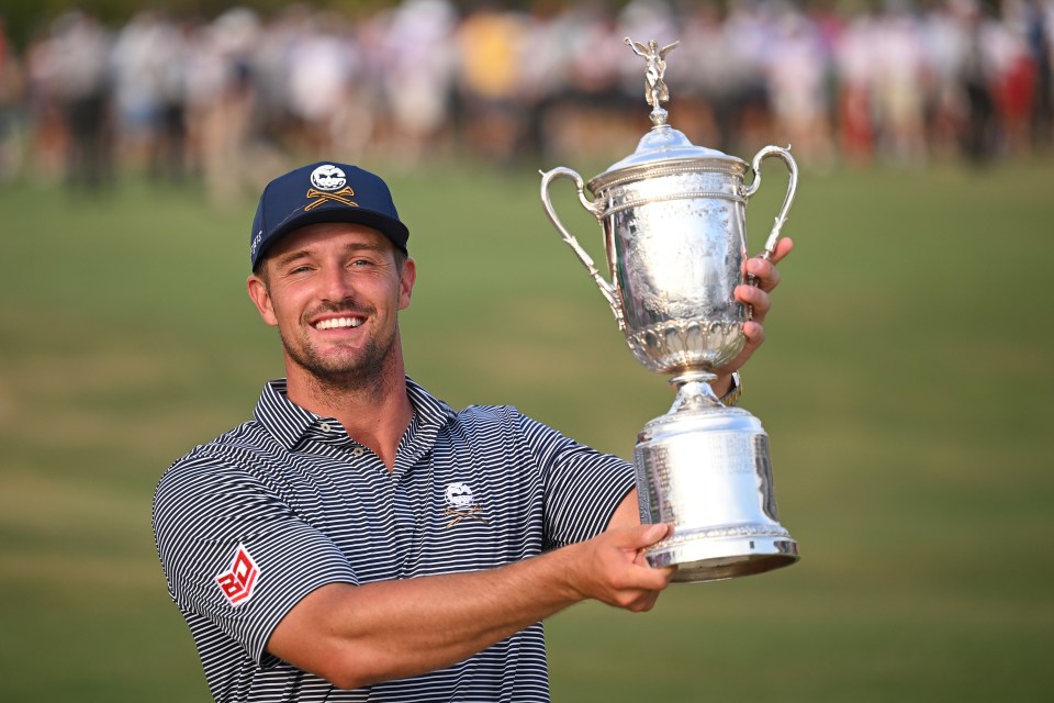 DeChambeau proudly held aloft his second US Open crown