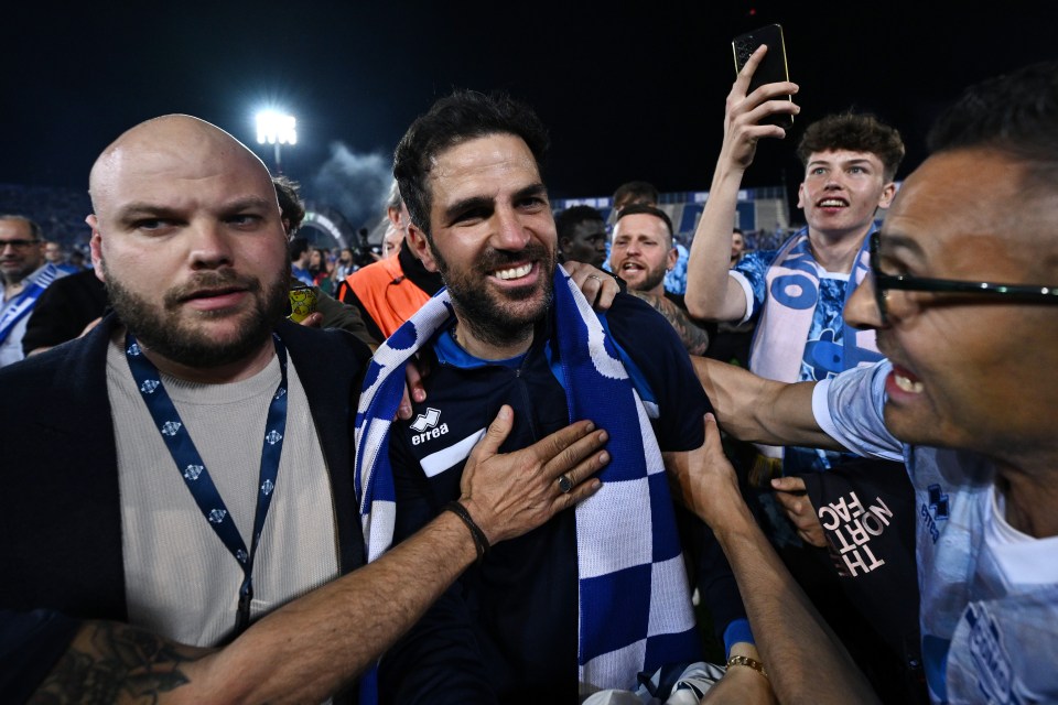 Cesc Fabregas helped Como to win promotion to Serie A last season