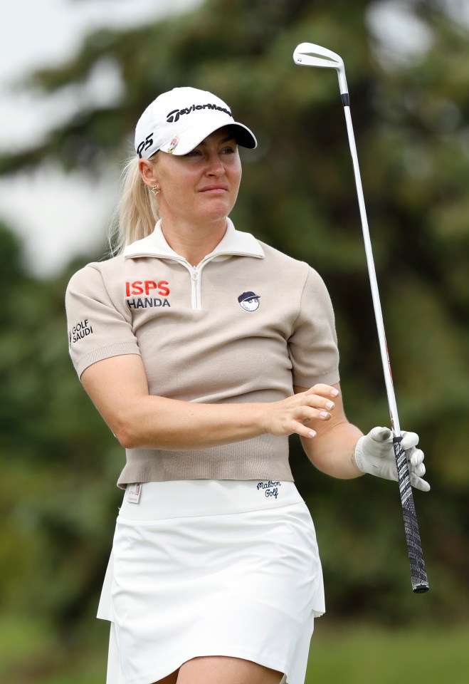 Golf star Charley Hull competed in the US Women's Open