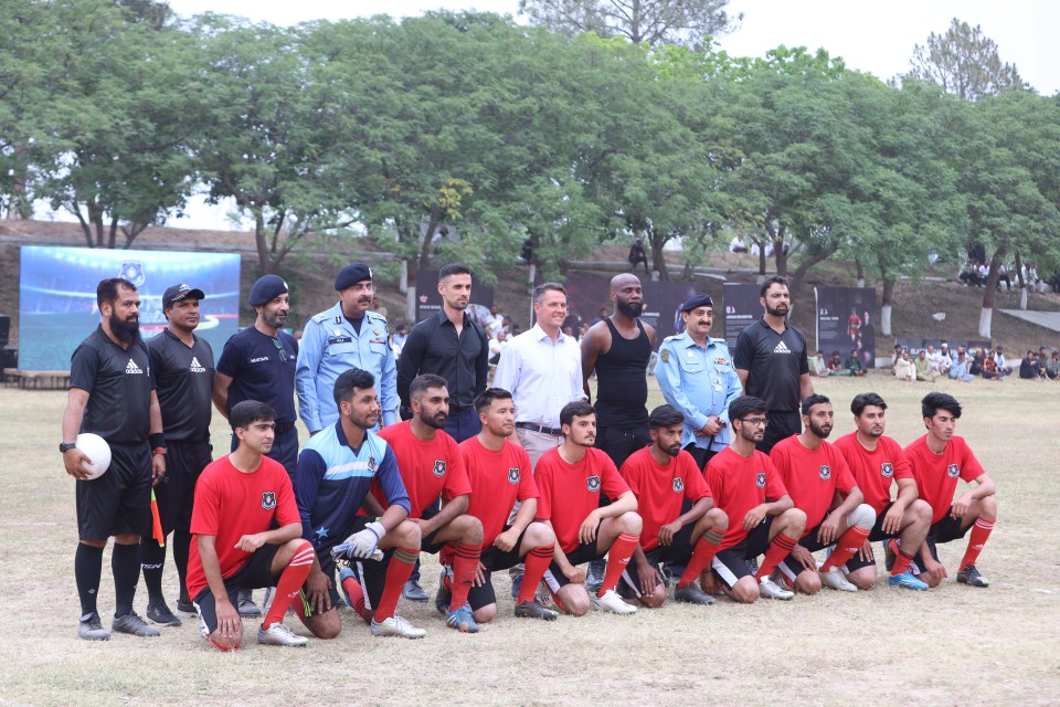 The Frenchman was in Pakistan last week with Michael Owen for a landmark announcement