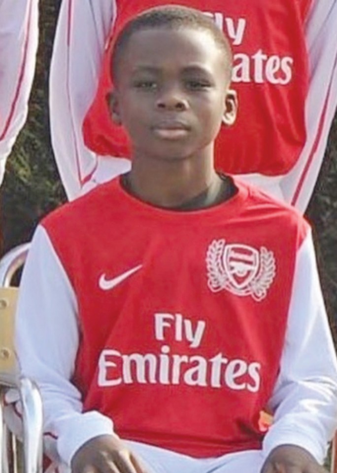 Arsenal academy star Bukayo Saka began his fledgling career a Greenford Celtic