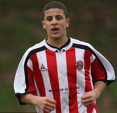 Kyle Walker is one of two England players to come through Sheffield United's ranks