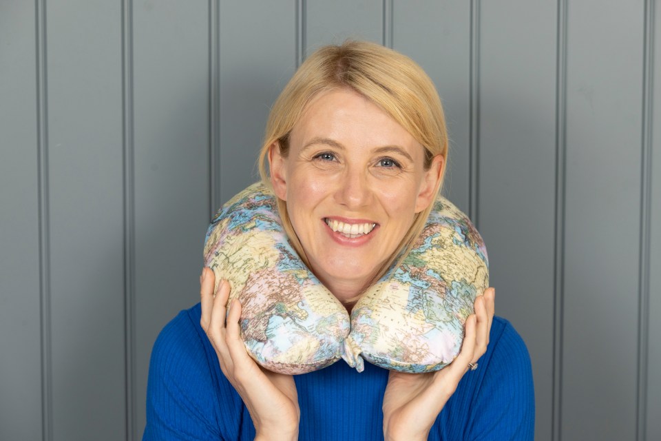 Lynsey Hope said Mountain Warehouse's travel pillow was 'solid and supportive'