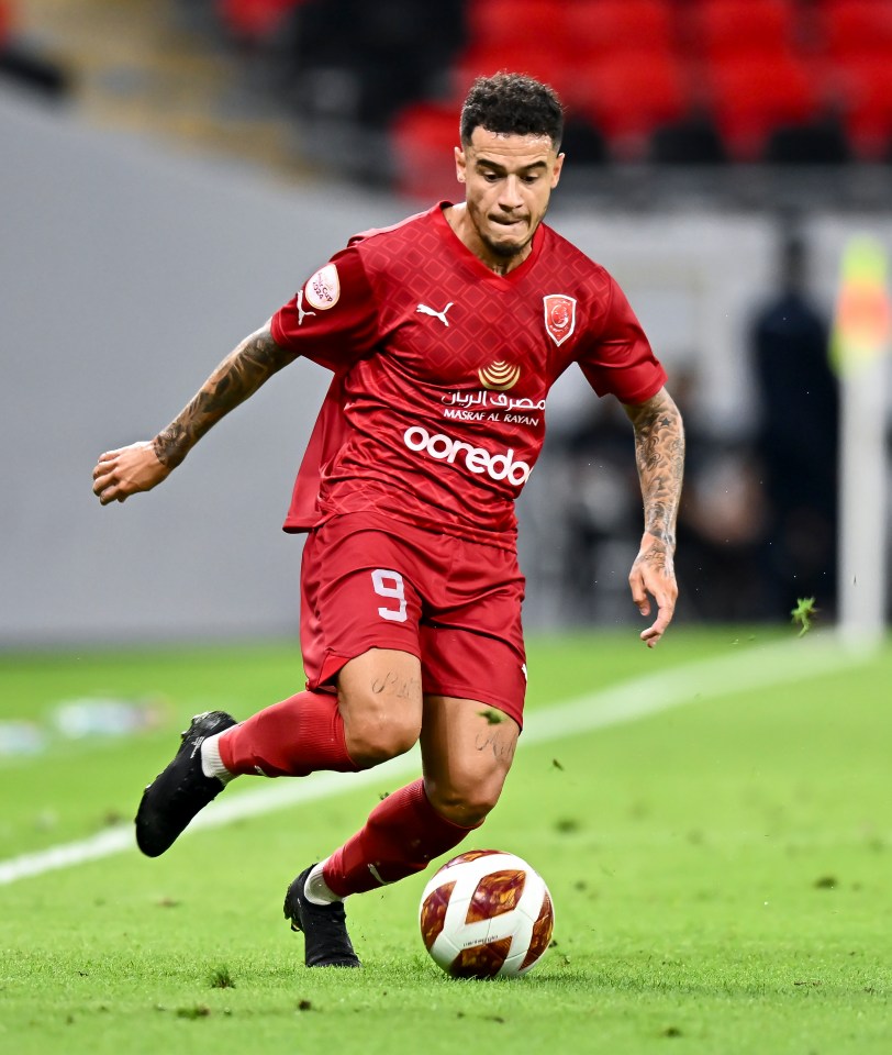 Coutinho, 32, spent last season on loan at Al-Duhail