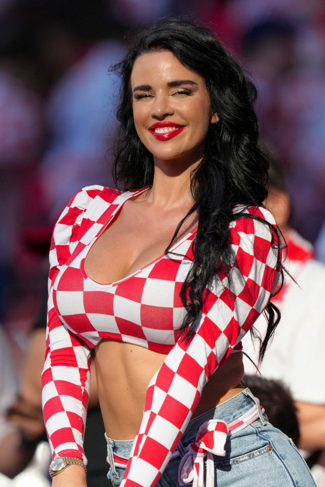 She has been wearing her regular Croatia outfits