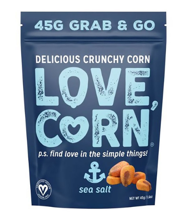 Love, Corn crunchy snacks will set you back £1