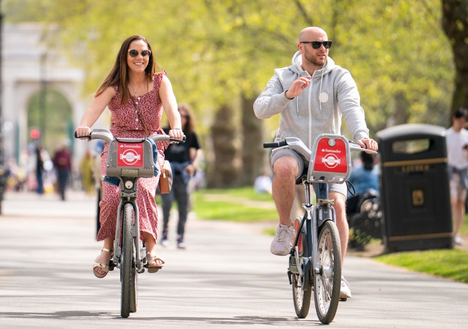 People can use the Santander Cycles in London for free on Sundays