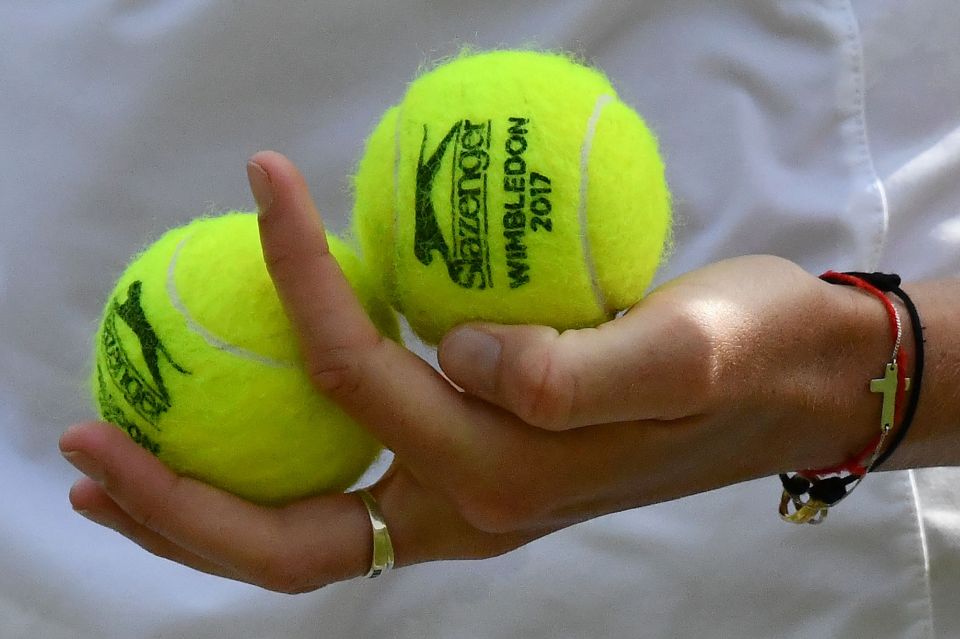 Around 53,000 tennis balls are used during the Championships