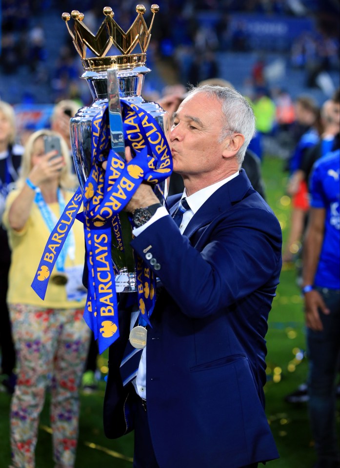 Leicester won the Premier League title under Claudio Ranieri in 2016