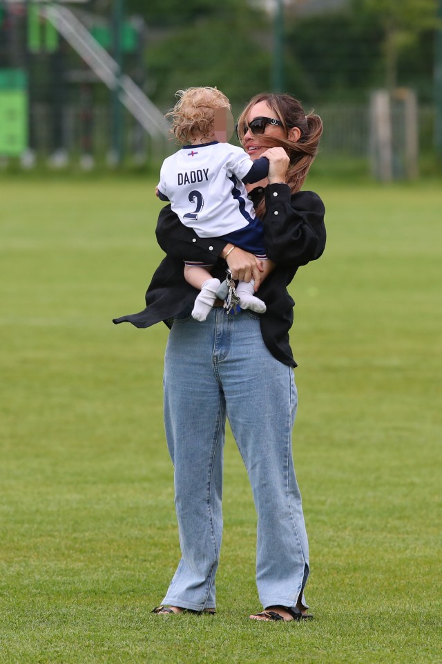 Lauryn Goodman has tickets and flights booked to Germany to take Kyle Walker’s son Kairo to England’s third group game in the Euros