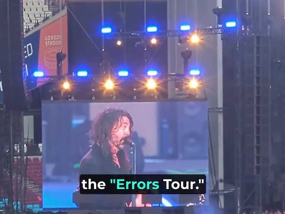 Dave Grohl compares Taylor's Eras tour to his 'Errors Tour'