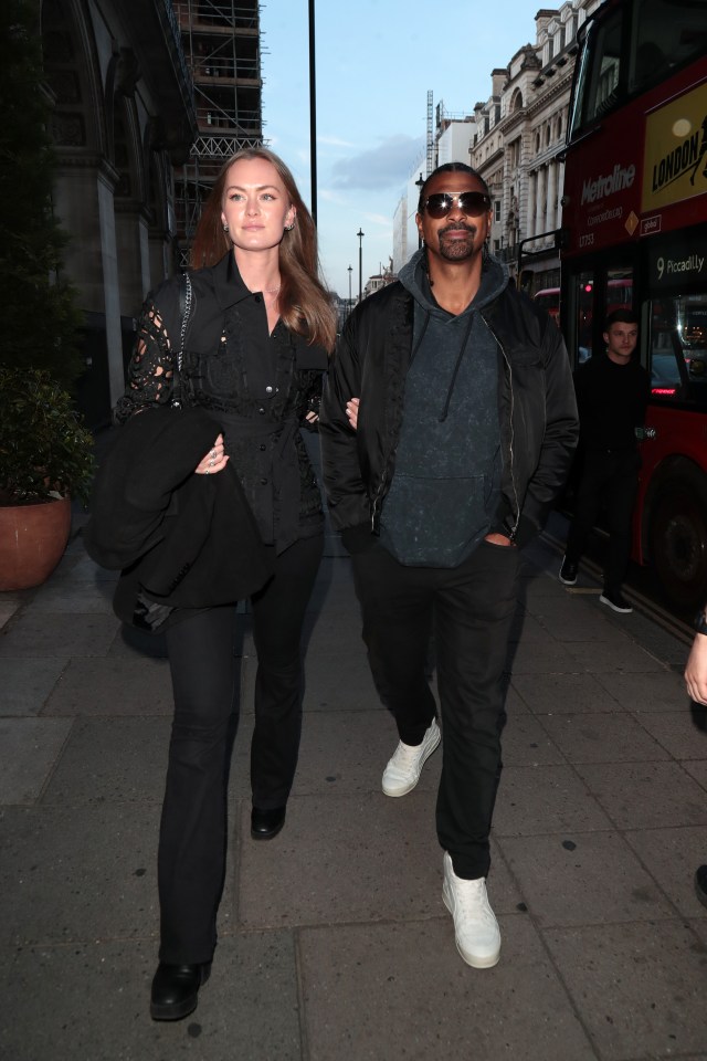 Sheesh's sister restaurant in London is a celeb hot spot, pictured David Haye at the venue