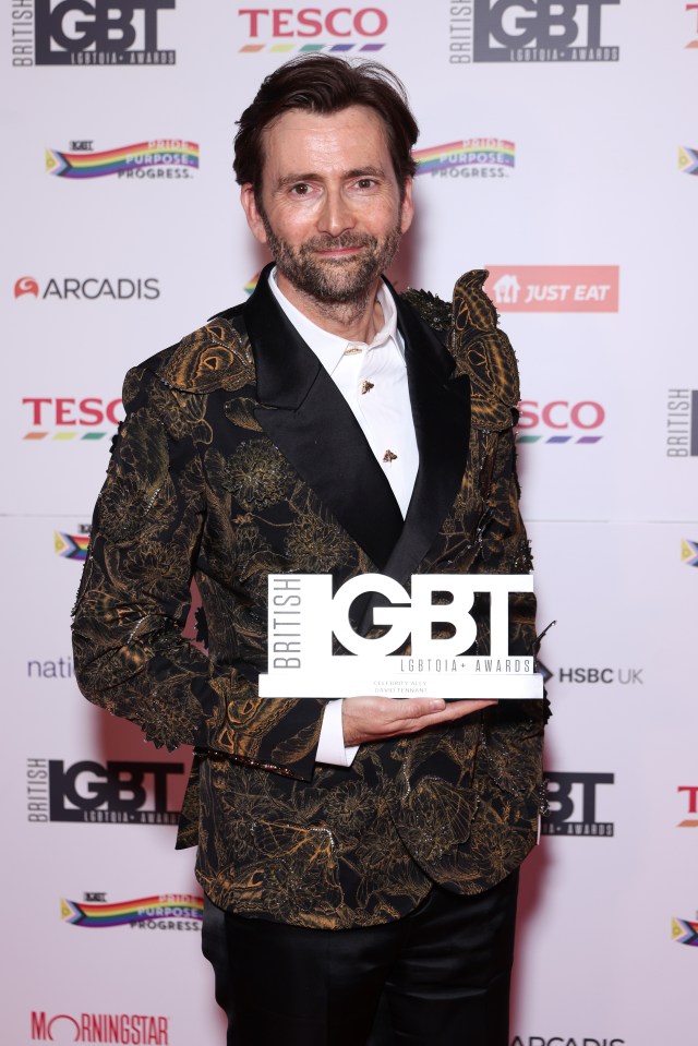 At some LGBT awards bash David Tennant decided to do a bit of virtue signalling