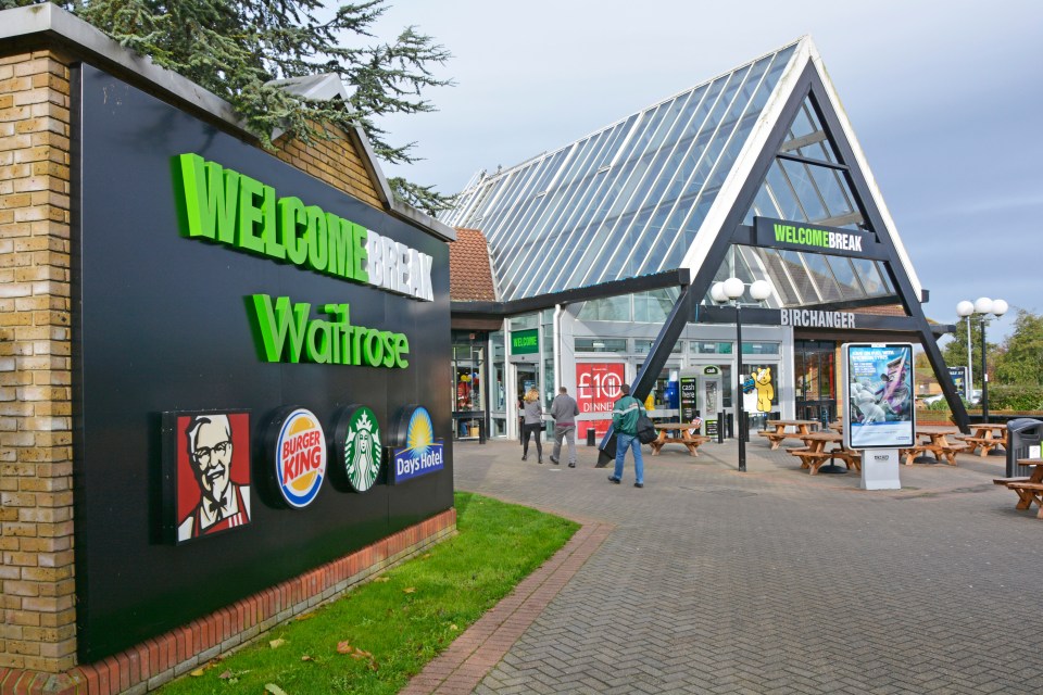 The UK's top 10 service stations have been revealed