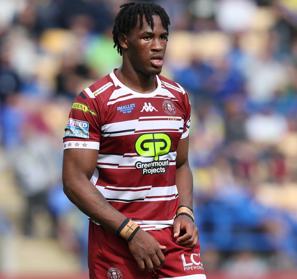 Junior Nsemba is making his name for Wigan Warriors