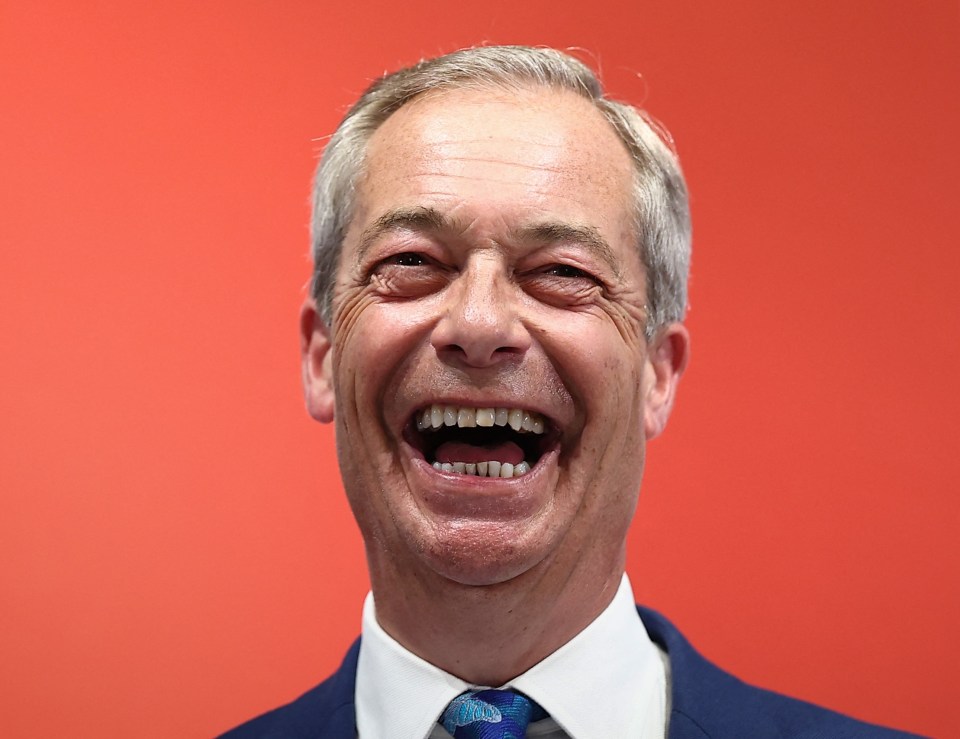 Nigel Farage swaggered on to the General Election stage