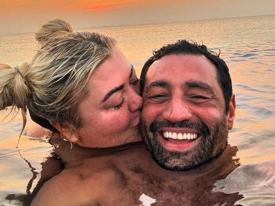 Gemma Collins with her fiance Ramy who popped the question earlier this year